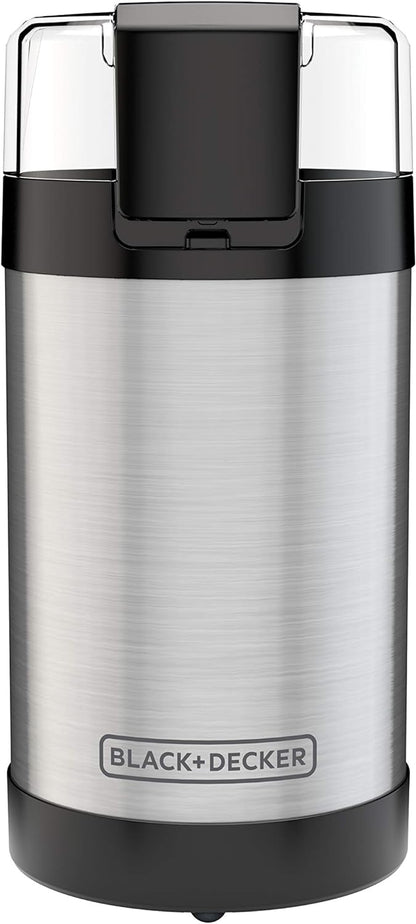 Black & Decker CBG110SC Easy Touch Electric Smartgrind Coffee & Spice Grinder, Black - PuriLite