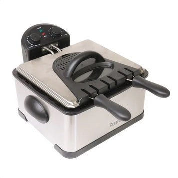 Kenmore 4 L (4.23 qt.) Basket Deep Fryer, Stainless Steel - PuriLite