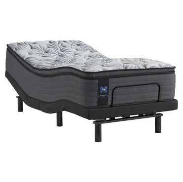 Sealy Posturepedic Clara Sunset Firm Twin XL Mattress with Adjustable Base - PuriLite