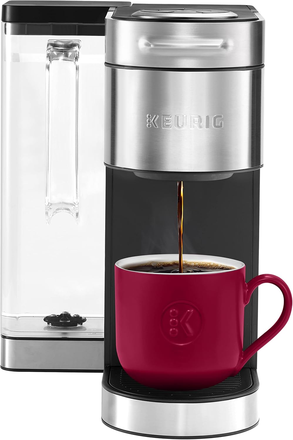 Keurig K-Supreme Plus Single Serve K-Cup Pod Coffee Maker, With Stainless Steel And MultiStream Technology, Silver - PuriLite