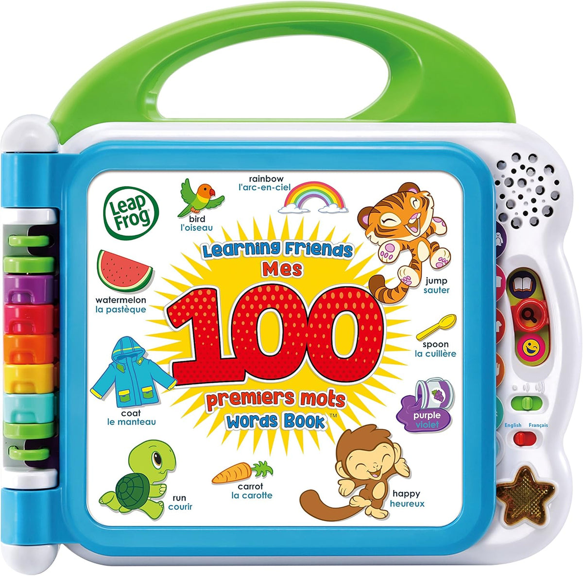LeapFrog Learning Friends 100 Words Book (Bilingual English-French) (Retail Packaging) - PuriLite