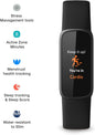 Fitbit Luxe Fitness and Wellness Tracker with Stress Management, Sleep Tracking and 24/7 Heart Rate, Black/graphite, One Size (S and L Bands Included) - PuriLite
