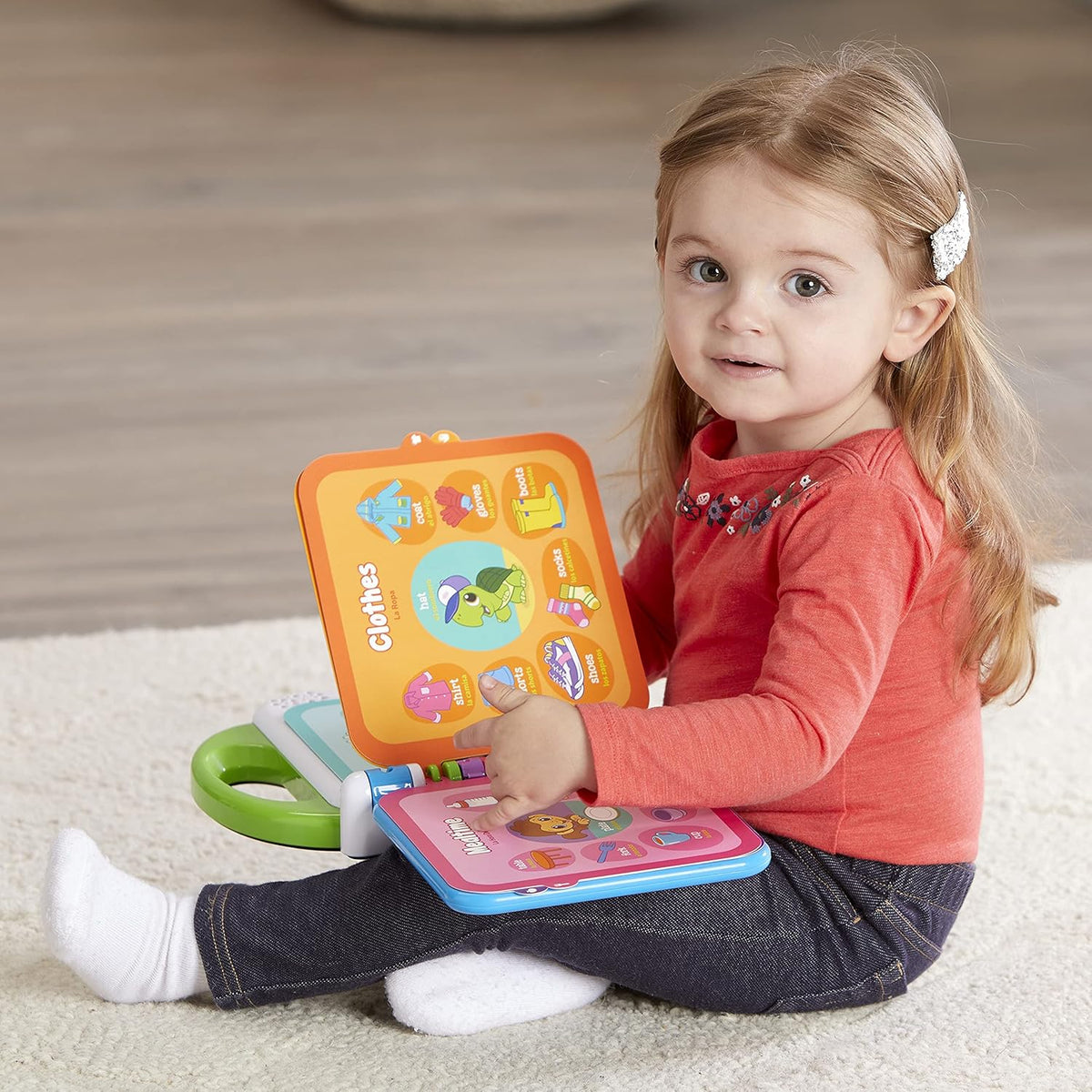 LeapFrog Learning Friends 100 Words Book (Bilingual English-French) (Retail Packaging) - PuriLite