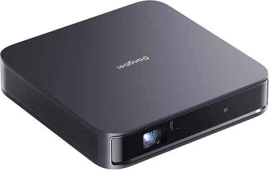 Dangbei Atom Laser Projector, 1200 ISO Lumens, 3D Ready, Official Netflix, 1080p HD with 4K HDR Input, 180" Screen, HDR10, 2x5W Dolby Audio Speakers, Home Theater Projector with WiFi and Bluetooth - PuriLite