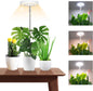 48-LED Full Spectrum Plant Grow Light | Adjustable Height | Auto Timer | 3 Light Modes | 10 Brightness Levels - PuriLite
