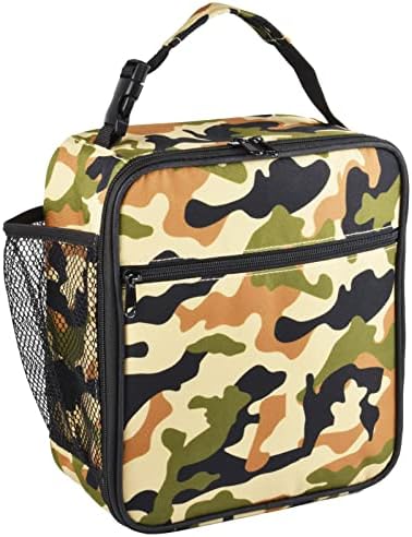 Insulated Lunch Bag, Leakproof Portable Lunch Box for Women Men Boys Girls, Large Capacity Cooler Bag with Handle and Bottle Pocket for Office School Camping Hiking Outdoor Beach Picnic (Black) - PuriLite