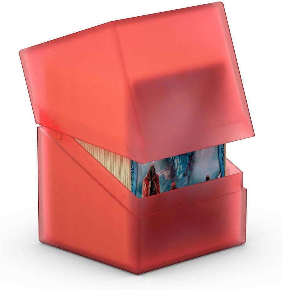 Ultimate Guard Boulder 100+ Classic, Deck Case for 100 Double-Sleeved TCG Cards, Onyx, Secure & Durable Storage for Trading Card Games, Soft-Touch Finish - PuriLite