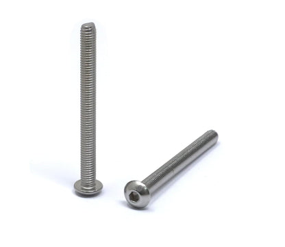 iexcell 50 Pcs M6 x 20mm Thread Pitch 1 mm Stainless Steel 304 Hex Socket Button Head Cap Screws Bolts Kit - PuriLite