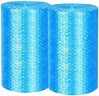 Bubble Cushioning Wrap Rolls 2-Pack,Easy to Tear Small Bubble Thicker & Durable for Packing Delivering & Moving Perforated every 12in 12 Inchx72 Feet Total (white),MR011902 - PuriLite