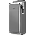 AIKE HEPA Filtered Vertical Hand Dryer Slim, 110-130V Silver 2023 New Version Model AK2065 - PuriLite
