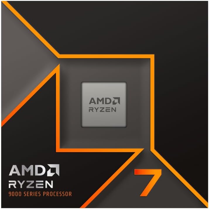 AMD Ryzen™ 7 9700X 8-Core, 16-Thread Unlocked Desktop Processor - PuriLite