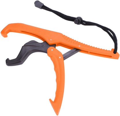 ABS Plastic Floating Fish Grip Zinc Alloy Fish Lip Gripper with Wrist Strip for Catching Fish No Hurt Auxiliary - PuriLite