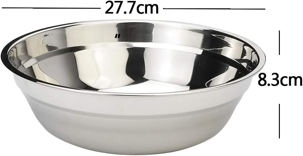 Kekow Large Stainless Steel Mixing Bowls, Serving Bowl, Set of 4 - PuriLite