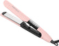 PRITECH Flat Iron Hair Straightener and Curler 2 in 1, Titanium Flat Iron with Negative Ions, Adjustable Temp(248℉-450℉) and Automatic Shut Off (Pink) - PuriLite
