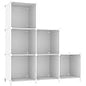 C&AHOME Cube Storage Organizer, 6-Cube Shelves Units, Closet Cabinet, DIY Plastic Modular Book Shelf, Ideal for Bedroom, Living Room, Office, 36.6" L x 12.4" W x 36.6" H Milky UPCS06M