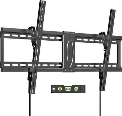 Suptek Tilt TV Wall Mount Bracket for Most 26-60 inch LED, LCD and Plasma TV, Mount with Max 400x400mm VESA and 99lbs Loading Capacity, Fits Studs 16" Apart, Low Profile with Bubble Level - PuriLite