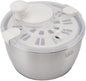 Salad Spinner, Stainless Steel Lettuce Spinner Multi-use Vegetable Washer Dryer Large Fruit Washer Spinner with Drain Bowl for Kitchen - PuriLite