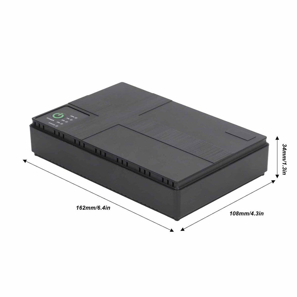 10400mAh Mini UPS Battery Backup, 5V 9V 12V 2A POE Uninterruptible Power Supply, Compact Basic Standby UPS System for Camera Router LED Light Modems Speaker, 85-265V (US Plug) - PuriLite