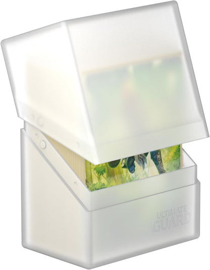Ultimate Guard Boulder 100+ Classic, Deck Case for 100 Double-Sleeved TCG Cards, Onyx, Secure & Durable Storage for Trading Card Games, Soft-Touch Finish - PuriLite
