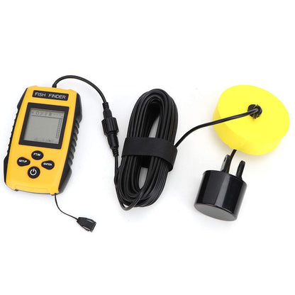 Agatige Portable LCD Display Fish Finder, Ice Kayak Boat Fishing Depth Finder, Sonar Sensor Transducer TL88 - PuriLite