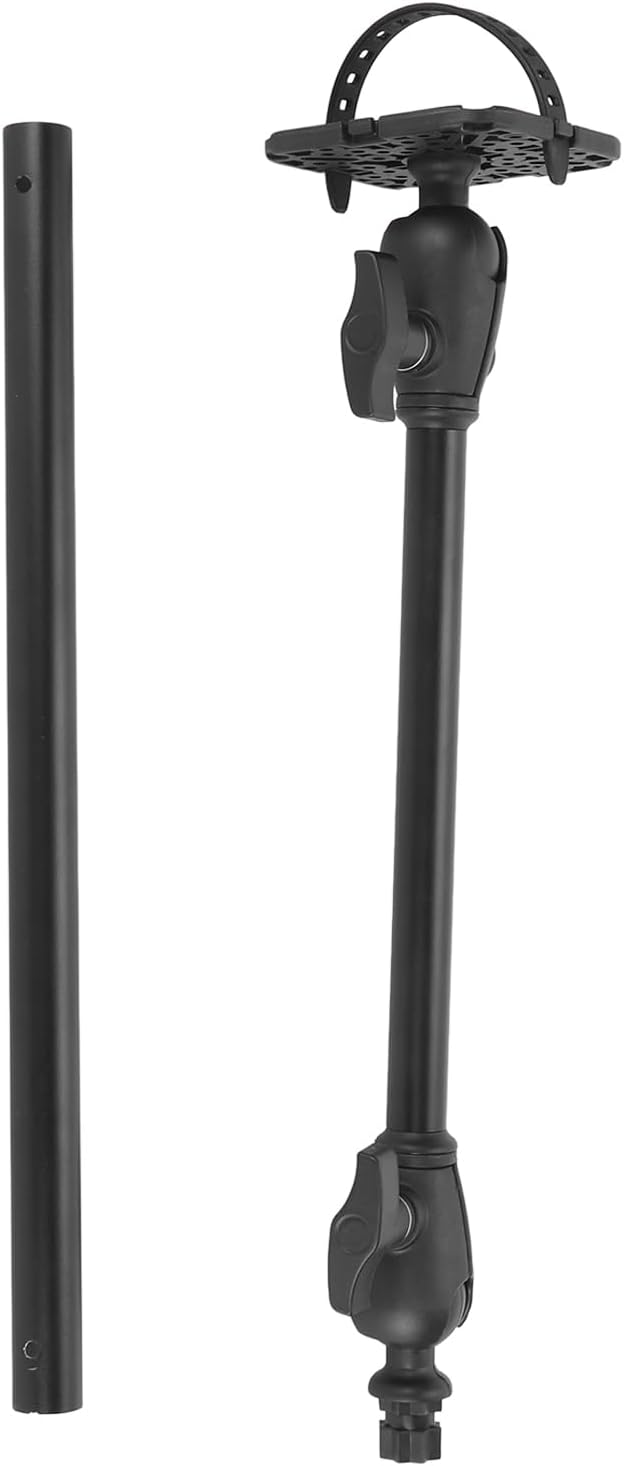 Universal Fish Finder Mounting Bracket, Dual 360 Degree Swivel Ball Mount Stand for Garmin, - PuriLite
