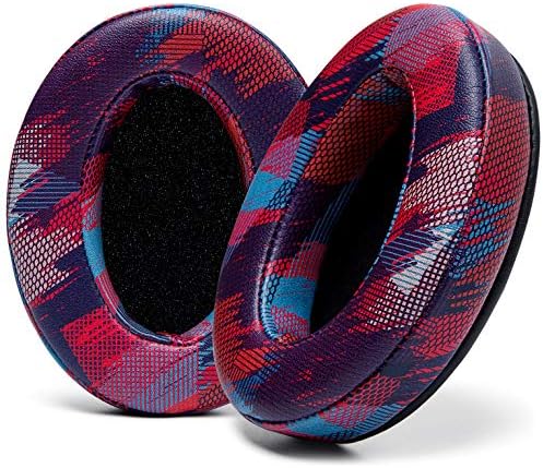 WC PadZ - The Ultimate Upgraded Earpads by Wicked Cushions - Compatible with Audio Technica, HyperX, SteelSeries Arctis & More - Extra Thick - Bigger Opening - Softer Memory Foam | (Speed Racer) - PuriLite