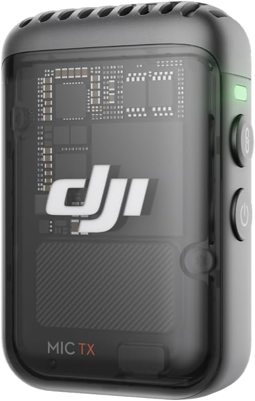 DJI Mic 2 (2 TX + 1 RX + Charging Case), Wireless Lavalier Microphone, Intelligent Noise Cancelling, 32-bit Float Internal Recording, 820 ft.(250m) Range, Microphone for iPhone, Android, Camera - PuriLite