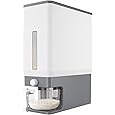 Rice Tank Rice Storage Rice Storage Container Stainless Steel 25/33/45/55/66LB Sealed Grain Rice Cabinet Rice Storage Bucket (Black 20kg) - PuriLite