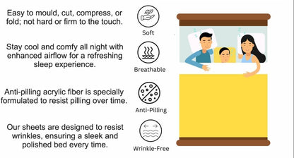 100% Egyptian Cotton Queen Sheet Set – 4-Piece, 800 Thread Count, White – Luxury Hotel Quality Bedding, Fits 14” Deep Mattress, Oeko-TEX Certified - Ultra Soft & Breathable (Queen Size) - PuriLite