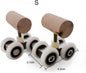 LEEVUS Bird Toys Parrot Mini Roller Skates Double Row Toy Pet Intelligence Training Supplies 2Pcs S