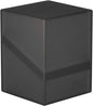 Ultimate Guard Boulder 100+ Classic, Deck Case for 100 Double-Sleeved TCG Cards, Onyx, Secure & Durable Storage for Trading Card Games, Soft-Touch Finish - PuriLite