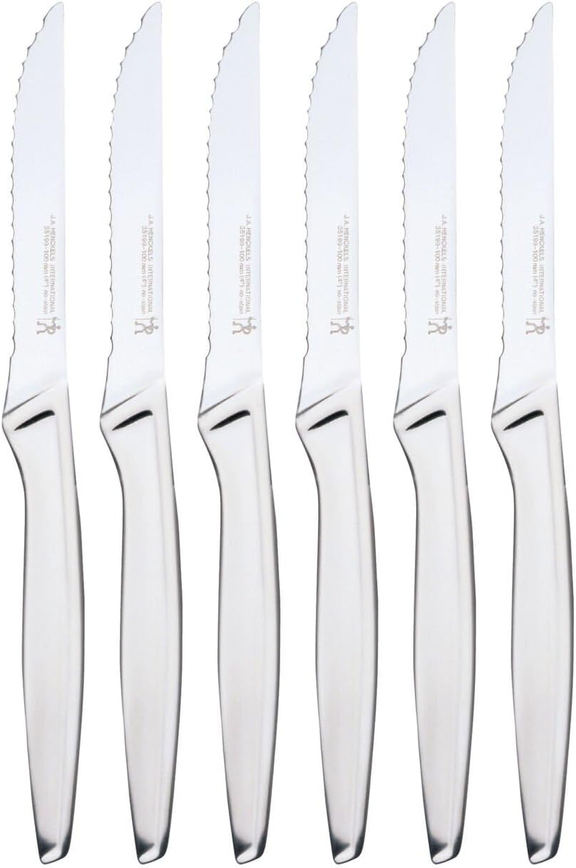 HENCKELS Definition 14 Piece Kitchen Knife Block Set- Professional Cutlery Set, Self Sharpening Knife Block for Chopping, Slicing, Dicing & Cutting - PuriLite