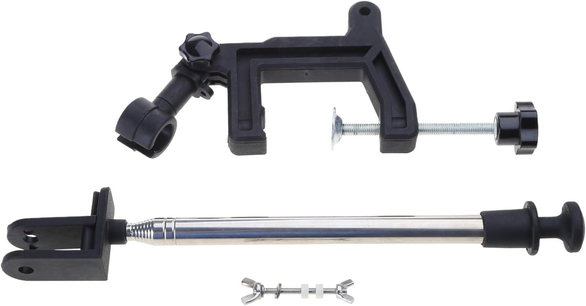 Adjustable Transducer Bracket Fishing Finder Mount Fishfinder Rack Stand Telescopic Fitting Hardware - PuriLite