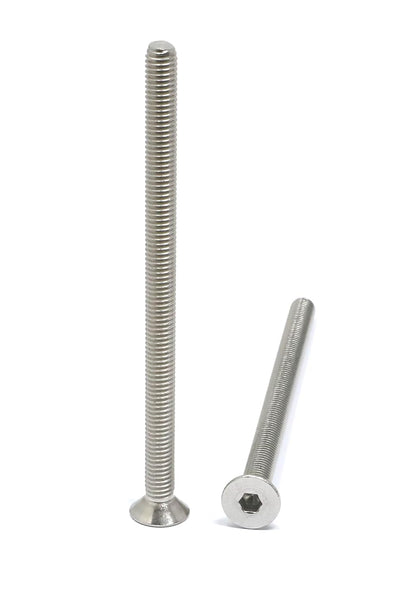 iexcell 5 Pcs M8 x 80mm Thread Pitch 1.25 mm Stainless Steel 304 Hex Socket Flat Head Cap Screws Bolts Kit - PuriLite
