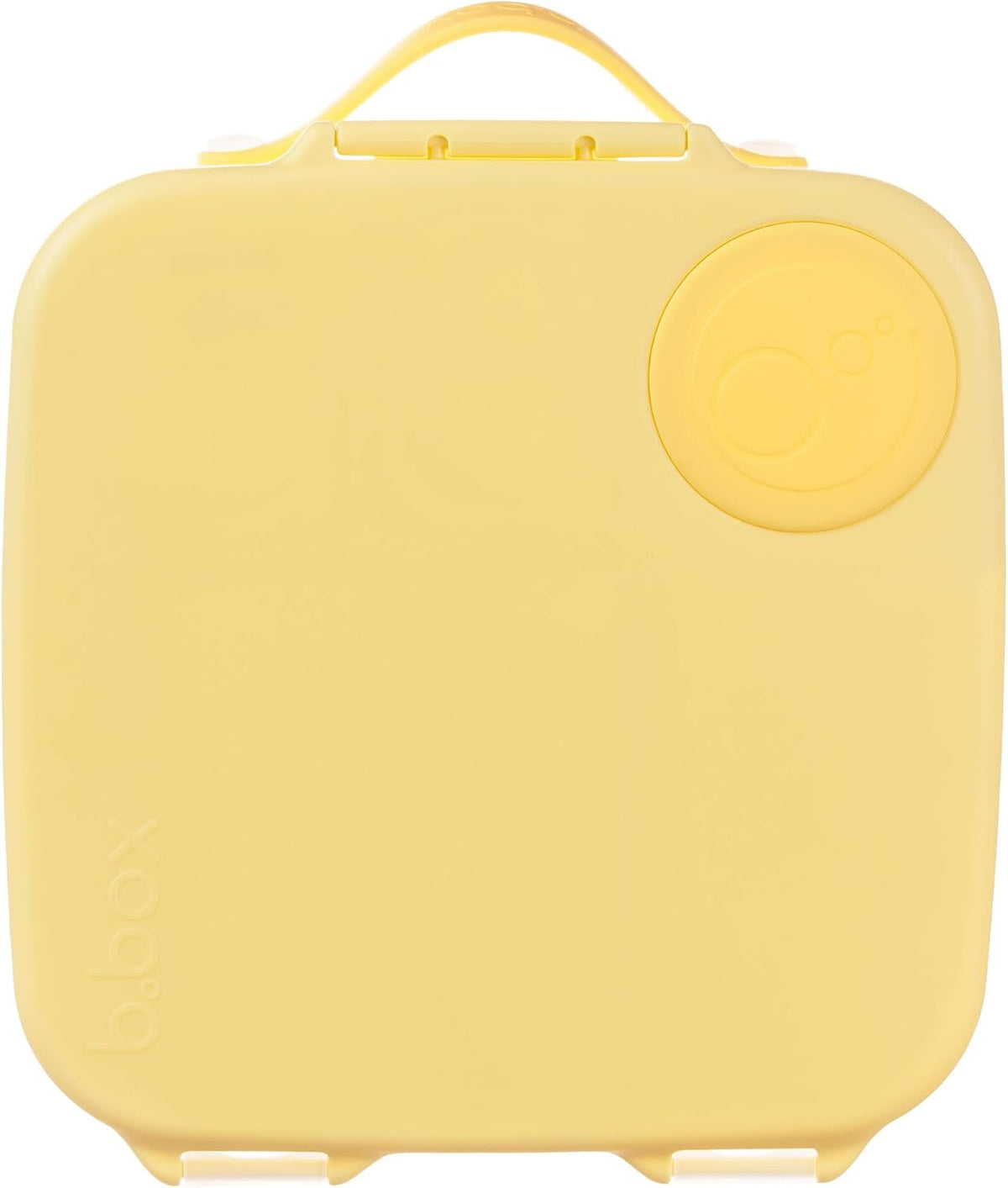 b.box 5-Compartment bento Style Lunch Box for Kids, Toddlers, Childrens, BPA-Free Food Storage Container with Cooler Pack, ON-The-GO Food Box with Handles Included Custom Divider, Lemon Twist - PuriLite