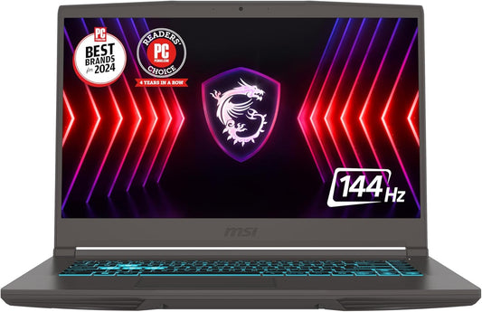 MSI Thin 15 15.6” 144Hz FHD Gaming Laptop: Intel Core i7-13620H, NVIDIA Geforce RTX 4050, 16GB DDR4, 512GB NVMe SSD, WiFi 6E, Win 11: Black B13VE-2678US - PuriLite