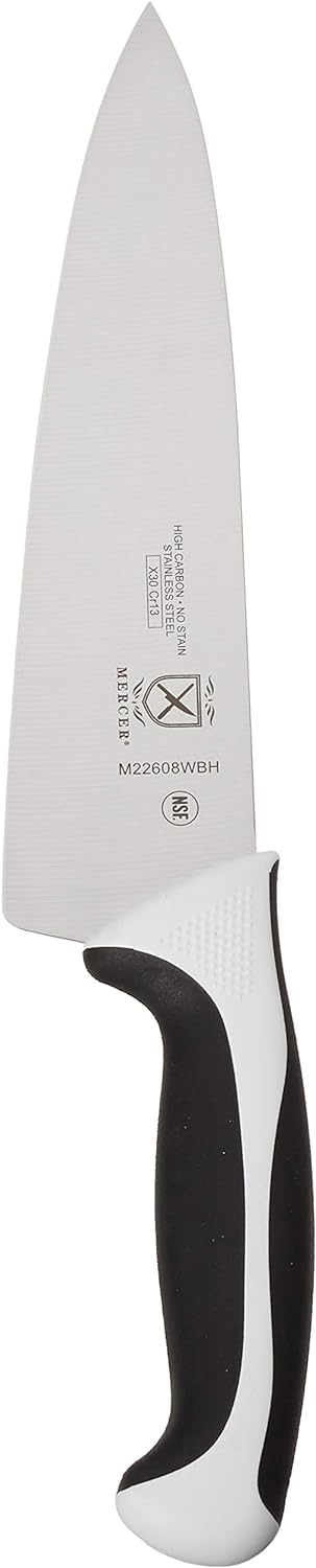 Mercer Culinary M23860 Millennia Black Handle, 8.5-Inch Narrow, Fillet Knife - PuriLite