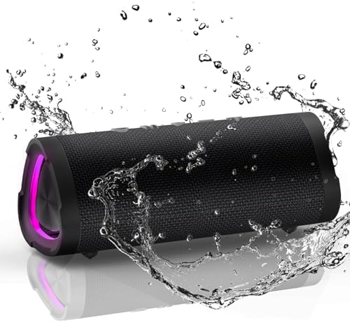 Vanzon Bluetooth Speakers, V40 Portable Wireless Speaker V5.0 with 24W Loud Stereo Sound, 24H Playtime, TWS & IPX7 Waterproof, Suitable for Travel, Beach,Home and Outdoors,Great Choice for Gift - PuriLite