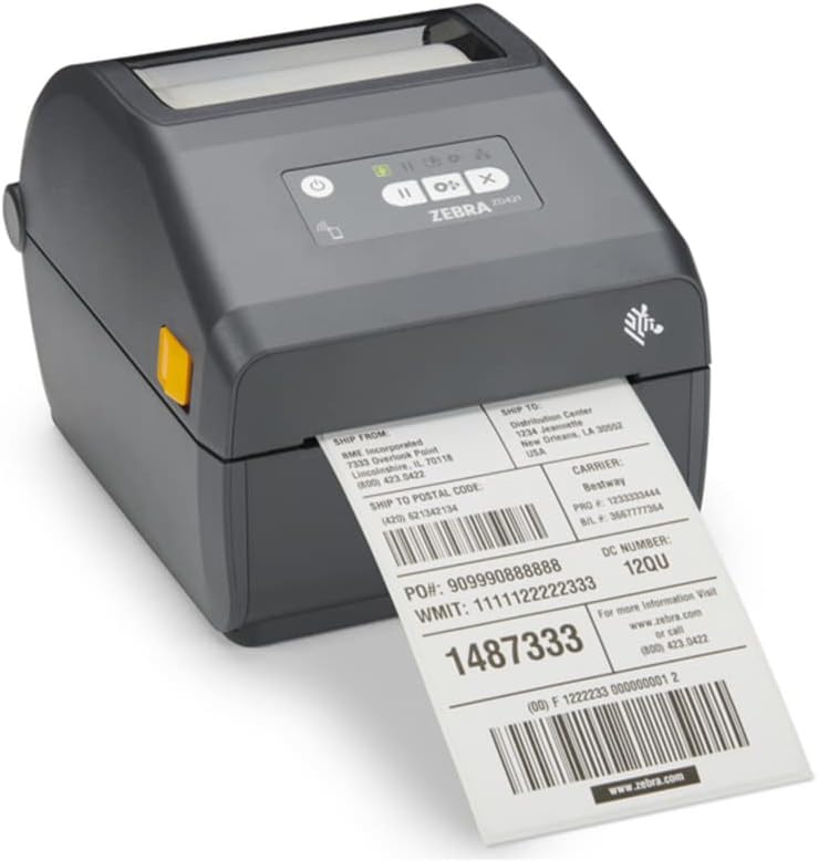 JetSet Label Zebra TLP 2824 Plus Thermal Transfer Desktop Monochrome Printer | 2 in Width | Serial & USB Port Connectivity 282P-101110-00 | Include Jetset Software - PuriLite