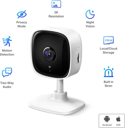 TP-Link Tapo Solar-Powered Security Camera Kit, 2K Wireless Battery Camera w/Solar Panel Base, Smart Person Detection, SD/Cloud Storage, Spotlight Color Night Vision, No Hub Needed (Tapo C410 KIT) - PuriLite