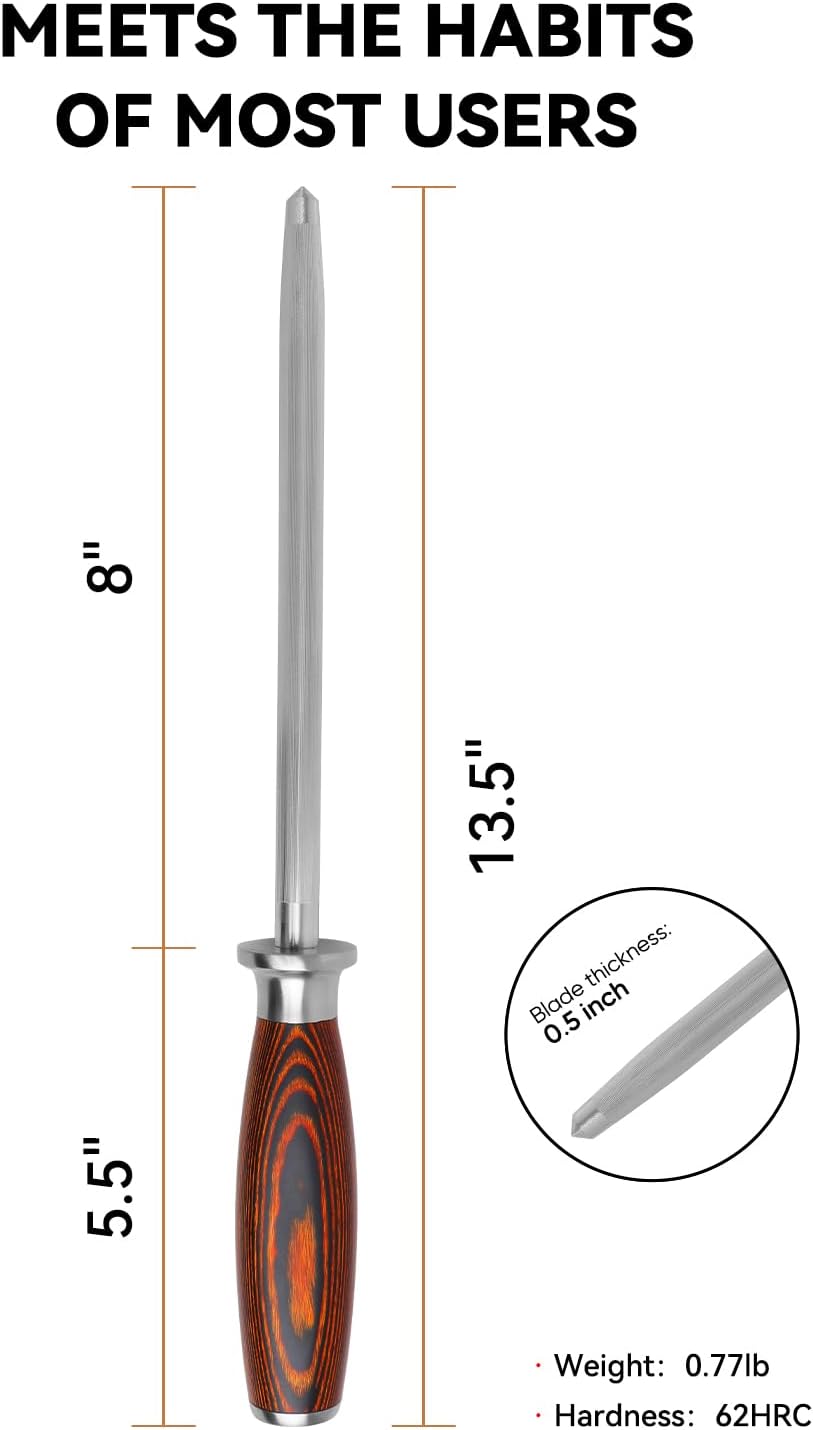 TUO Boning Knife - Razor Sharp Fillet Knife - High Carbon German Stainless Steel Kitchen Cutlery - Pakkawood Handle - Luxurious Gift Box Included - 7 inch - Fiery Phoenix Series - PuriLite