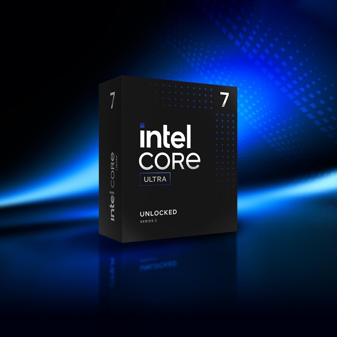 Intel Core Ultra 7 Desktop Processor 265K - 20 cores (8 P-cores + 12 E-cores) up to 5.5 GHz - PuriLite