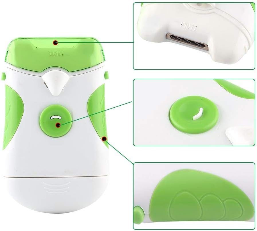 Electric Nail Trimmer, Professional Safe Electric Nail Trimmer 2 in 1 450 RPM Dual-use Nails Trim File Clipper Manicuring Tools Safe and Easy to Operate - PuriLite