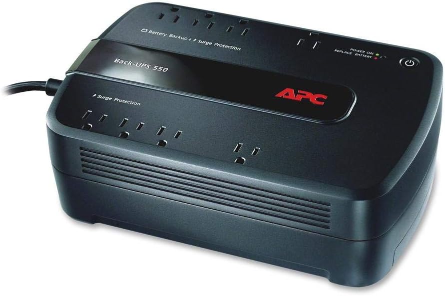 APC BR1000MS Sine Wave UPS Battery Backup & Surge Protector, 1000VA, Backups Pro, Black - PuriLite