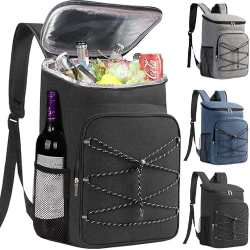 Bagtopia Camping Cooler Backpack 25 Cans, Leak Proof Insulated Thermal Bag, Beach Travel Picnic Lunch Backpack for Men Women - PuriLite