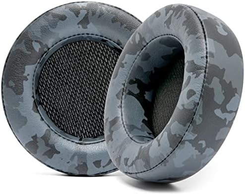 WC Upgraded Replacement Earpads for Corsair Virtuoso RGB Wireless Gaming Headset Made by Wicked Cushions | Improved Durability, Thickness, Softer Leather, and Sound Isolation | (90s Black) - PuriLite