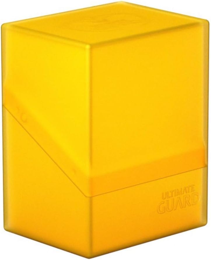 Ultimate Guard Boulder 100+ Classic, Deck Case for 100 Double-Sleeved TCG Cards, Onyx, Secure & Durable Storage for Trading Card Games, Soft-Touch Finish - PuriLite