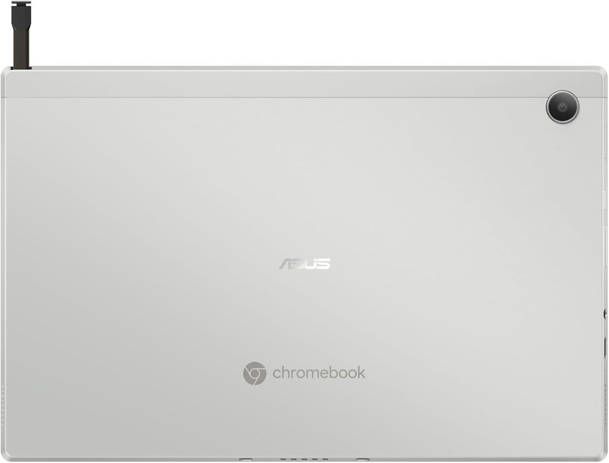ASUS Chromebook CM30 Detachable Laptop, 10.5" 1920x1200 Display, MediaTek™ Kompanio 520, 8GB RAM, 128GB eMMC Storage, Garaged Stylus, ChromeOS, Fog Silver, CM3001DM2A-AS01TS-CB - PuriLite