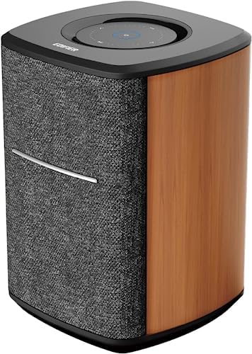 Edifier WiFi Smart Speaker Without Microphone, Works with Alexa, Supports AirPlay 2, Spotify , Tidal Connect, 40W RMS One-Piece Wi-Fi and Bluetooth Sound System, No Mic, MS50A - PuriLite