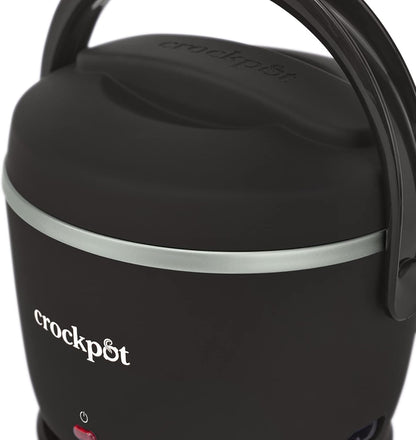 Crock-Pot Lunch Crock Food Warmer, Heated Lunch Box, 20 oz, Licorice Black - PuriLite